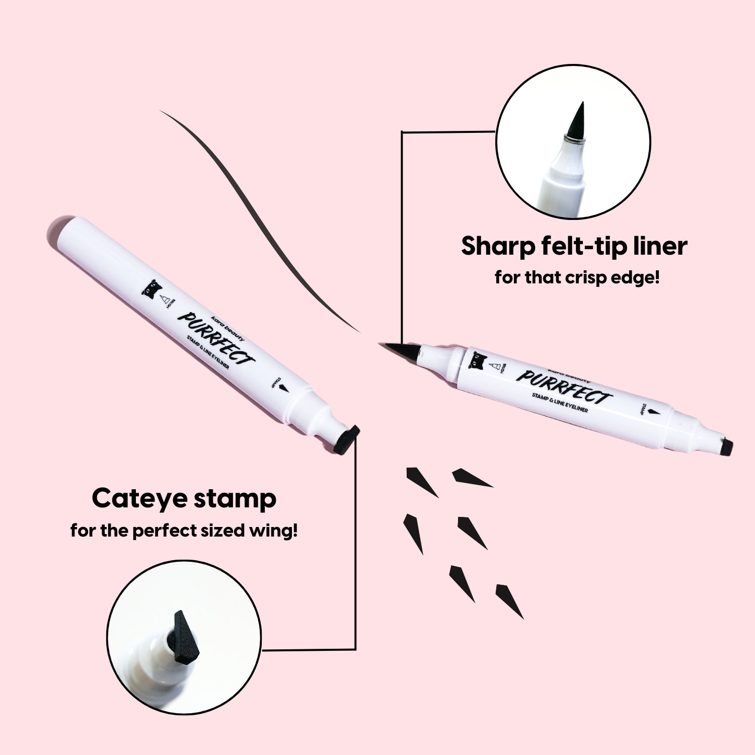 PURRFECT Stamp & Line Eyeliner - Halloween Perfect Cat eyes