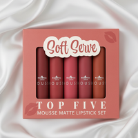 Italia Deluxe - SOFT SERVE Top Five Mousse Matte Lipstick Set