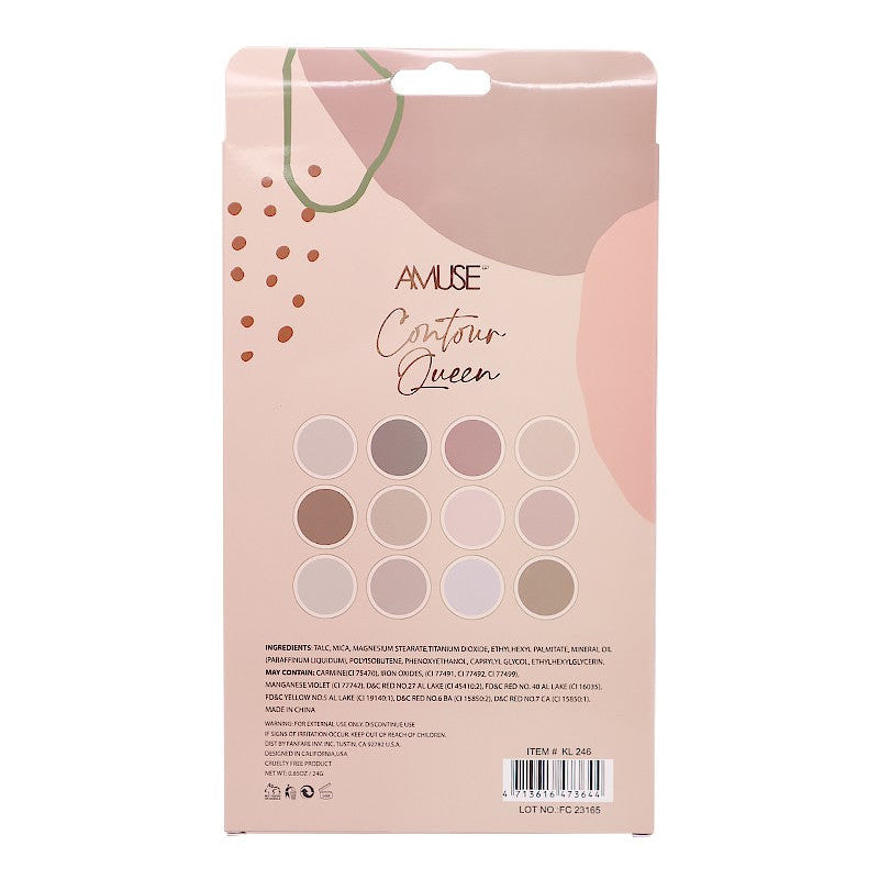 Amuse - Contour Queen 12 Color Face Palette