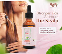 Blest Professional Hair Care - Rosemary Oil with Mint & Biotin – Hair Growth & Scalp Treatment (60ml)