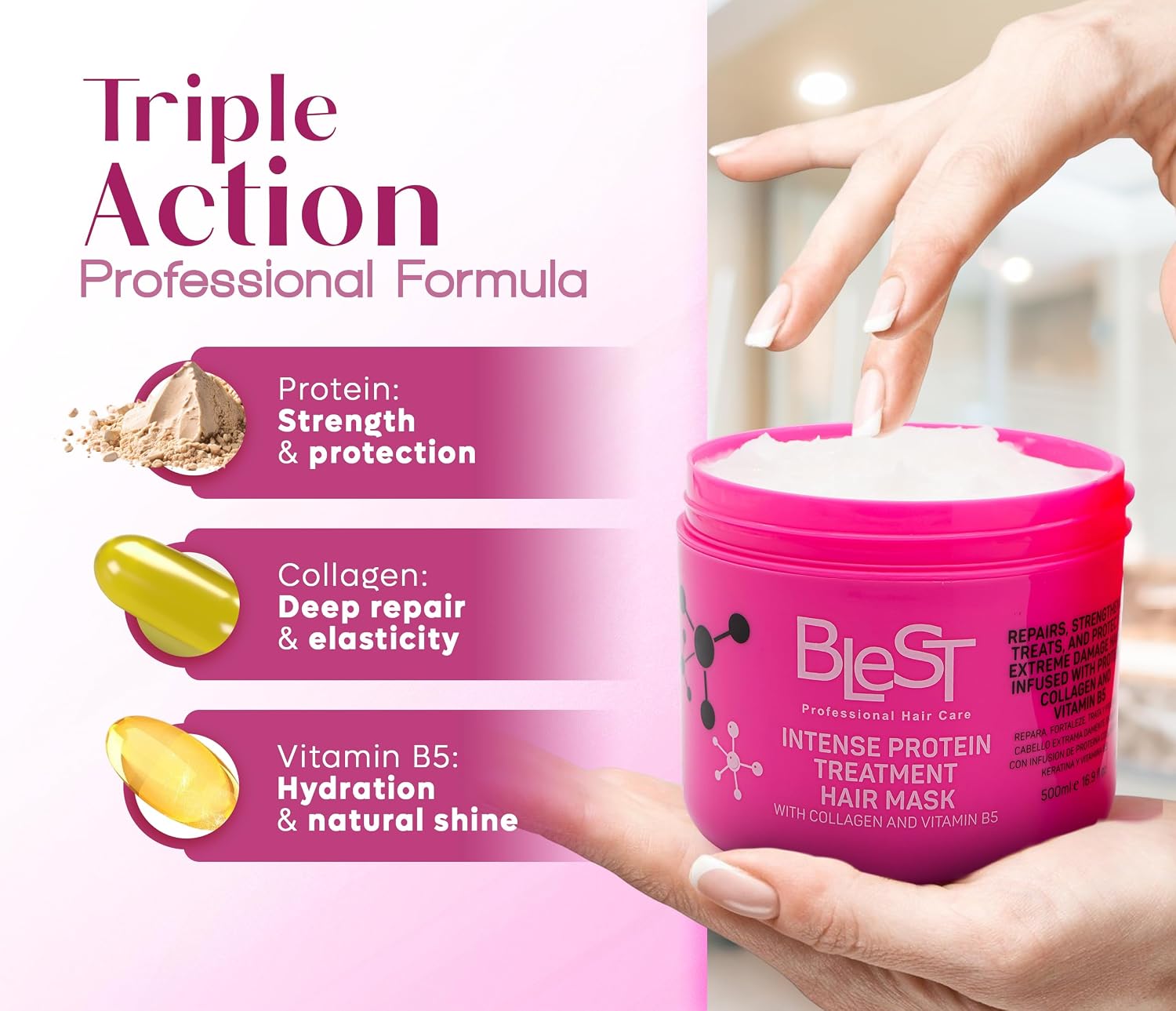 Blest Professional Hair Care - Intense Protein Treatment Hair Mask