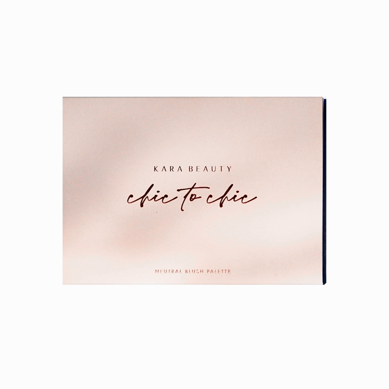 CHIC TO CHIC 6-Pan Neutral Blush Palette - VEGAN