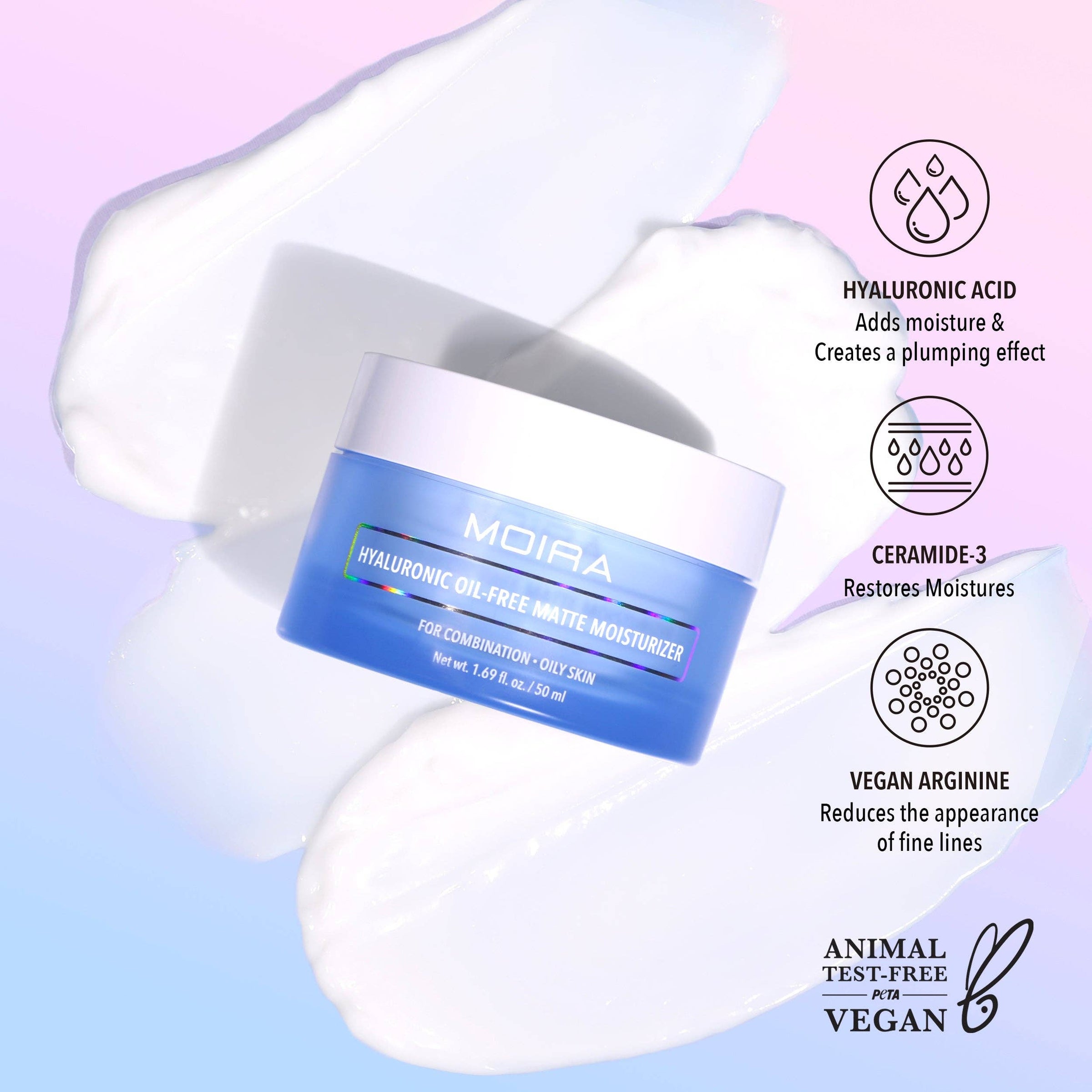 Moira - Hyaluronic Oil Free Matte Moisturizer