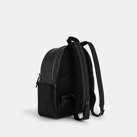 Coach Court Backpack In Signature Canvas New