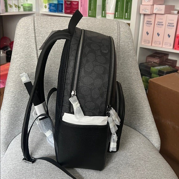 Coach Court Backpack In Signature Canvas New
