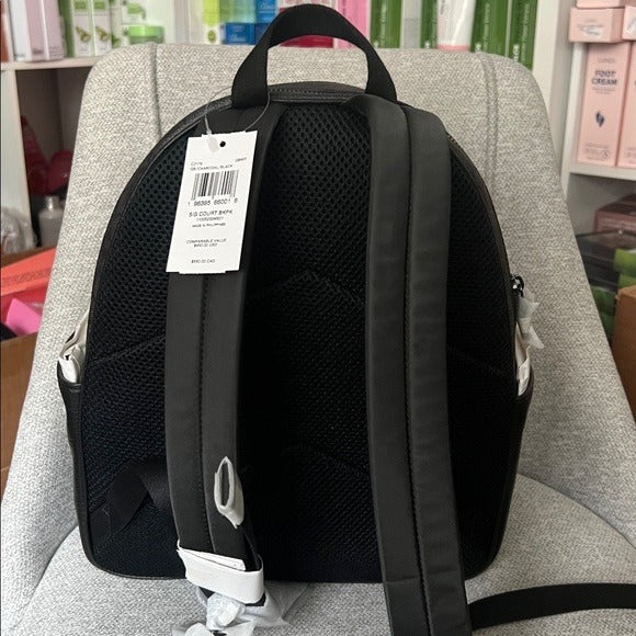 Coach Court Backpack In Signature Canvas New