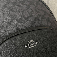Coach Court Backpack In Signature Canvas New