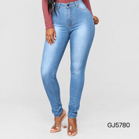 Vinizbena Women’s High-Waist Skinny Jeans – Light Blue GJ5780