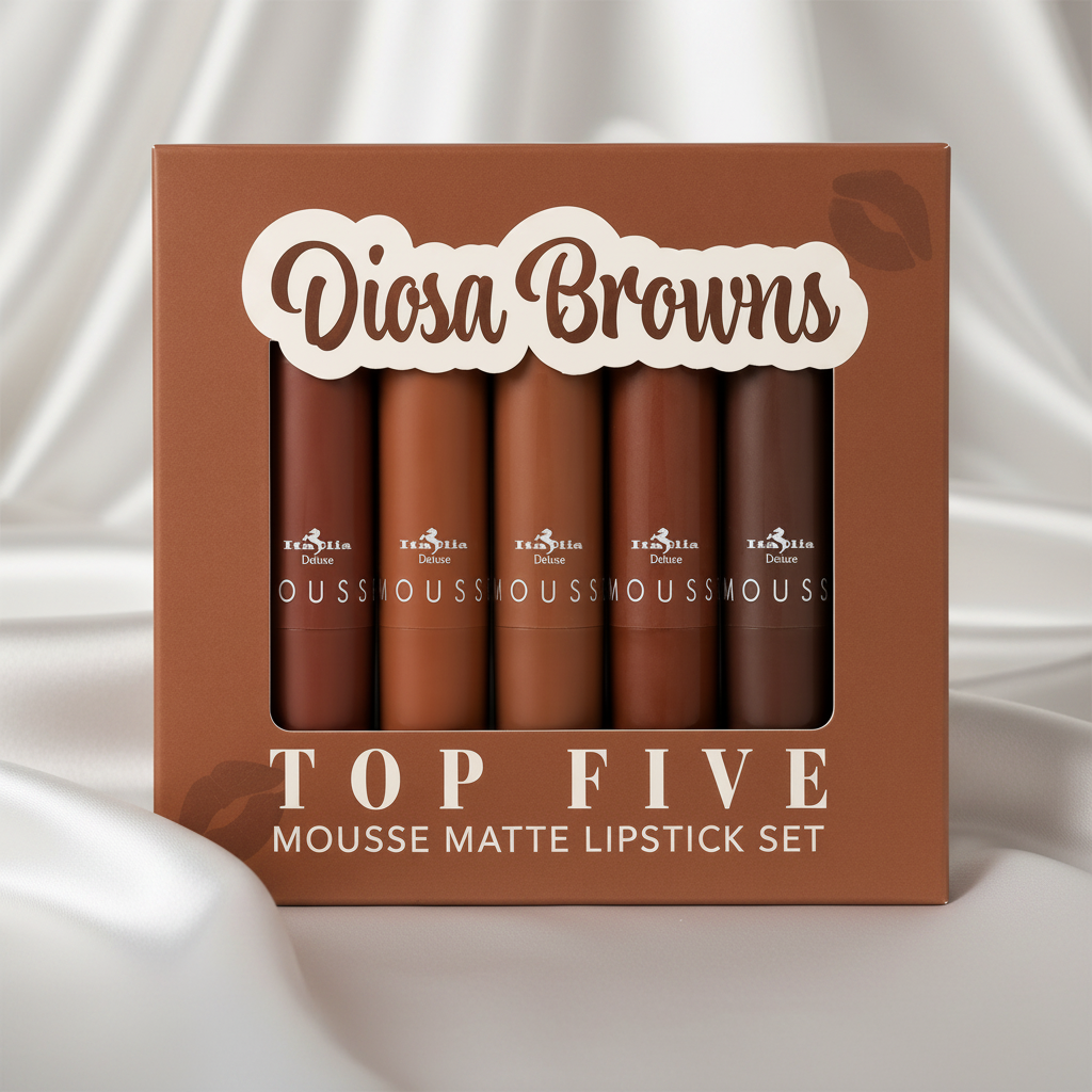 Italia Deluxe - Top Five Sets Mousse Matte Lipstick