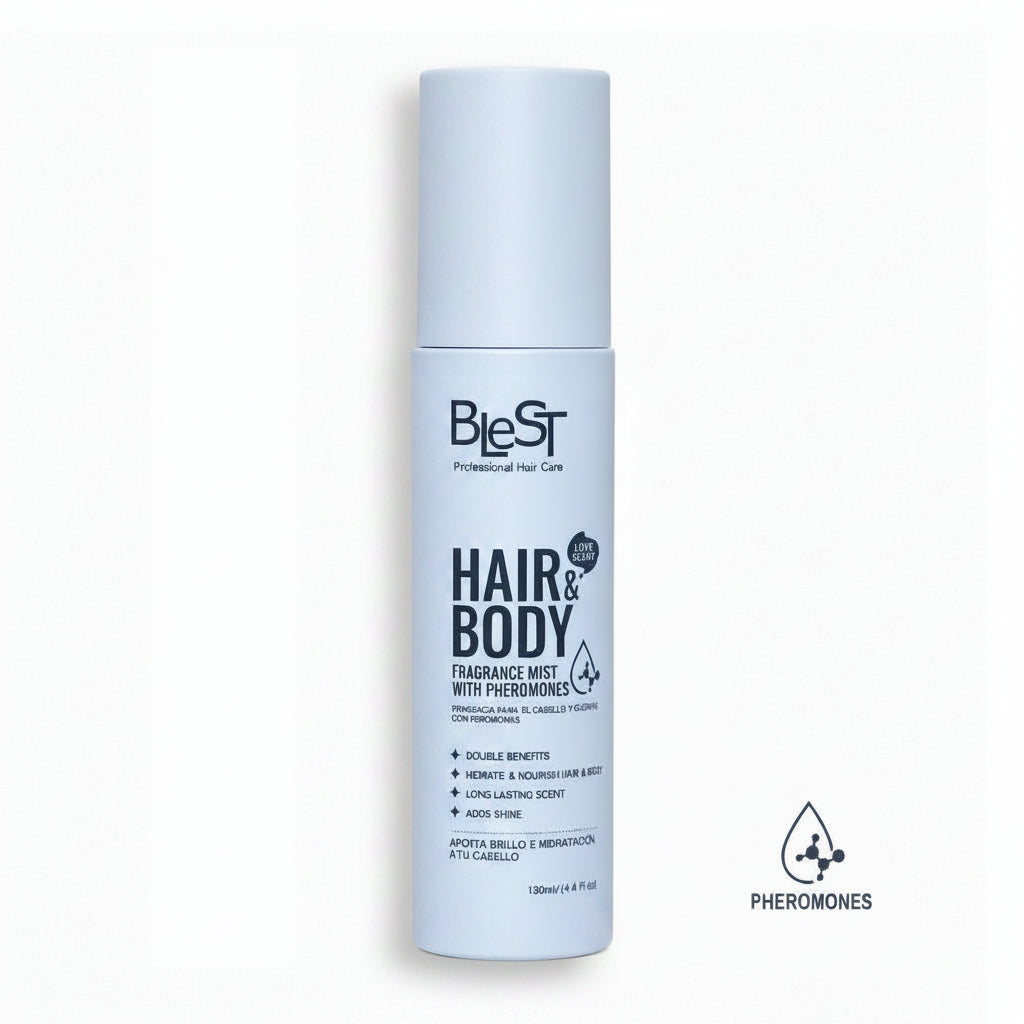 BLEST PROFESSIONAL Hair & Body Fragrance Mist with Pheromone-Inspired Scent – Hydrating Dual-Use Spray for Hair & Skin | Lightweight Daily Mist | 4.4 fl oz
