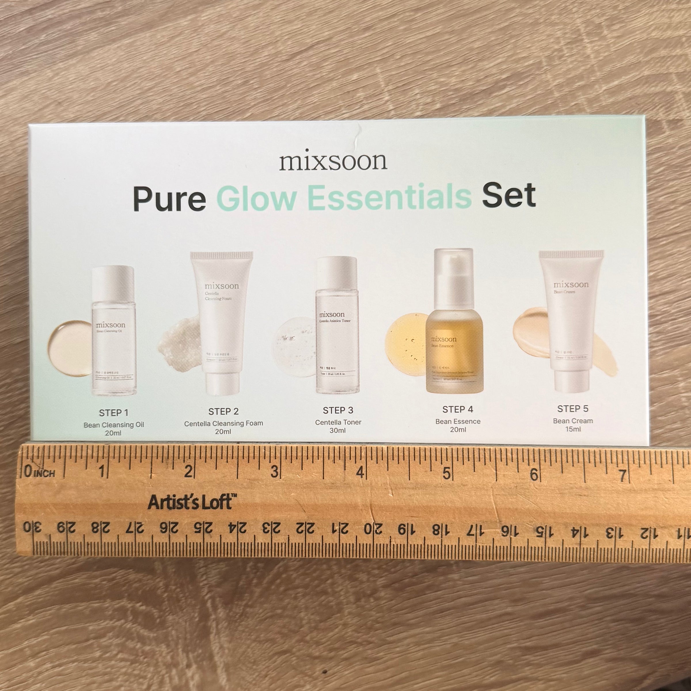 mixsoon Pure Glow Essentials Set – All-in-One Skincare Kit, 5-Step Routine, Glow Boosting, Gentle & Hydrating