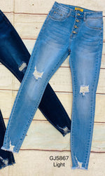 GJ5867 High Waist Vinizbena Jeans