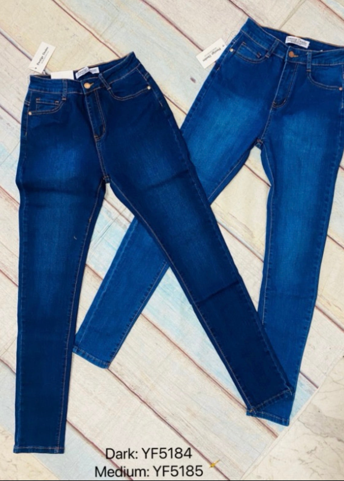 High Waist Prestige Denim by Vinizbena Jeans YF5185-84-B21