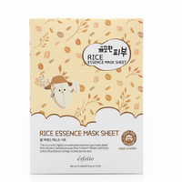 ESFOLIO - Rice Cleansing Foam, Cleansing Pads and 10 Sheets Mask Set