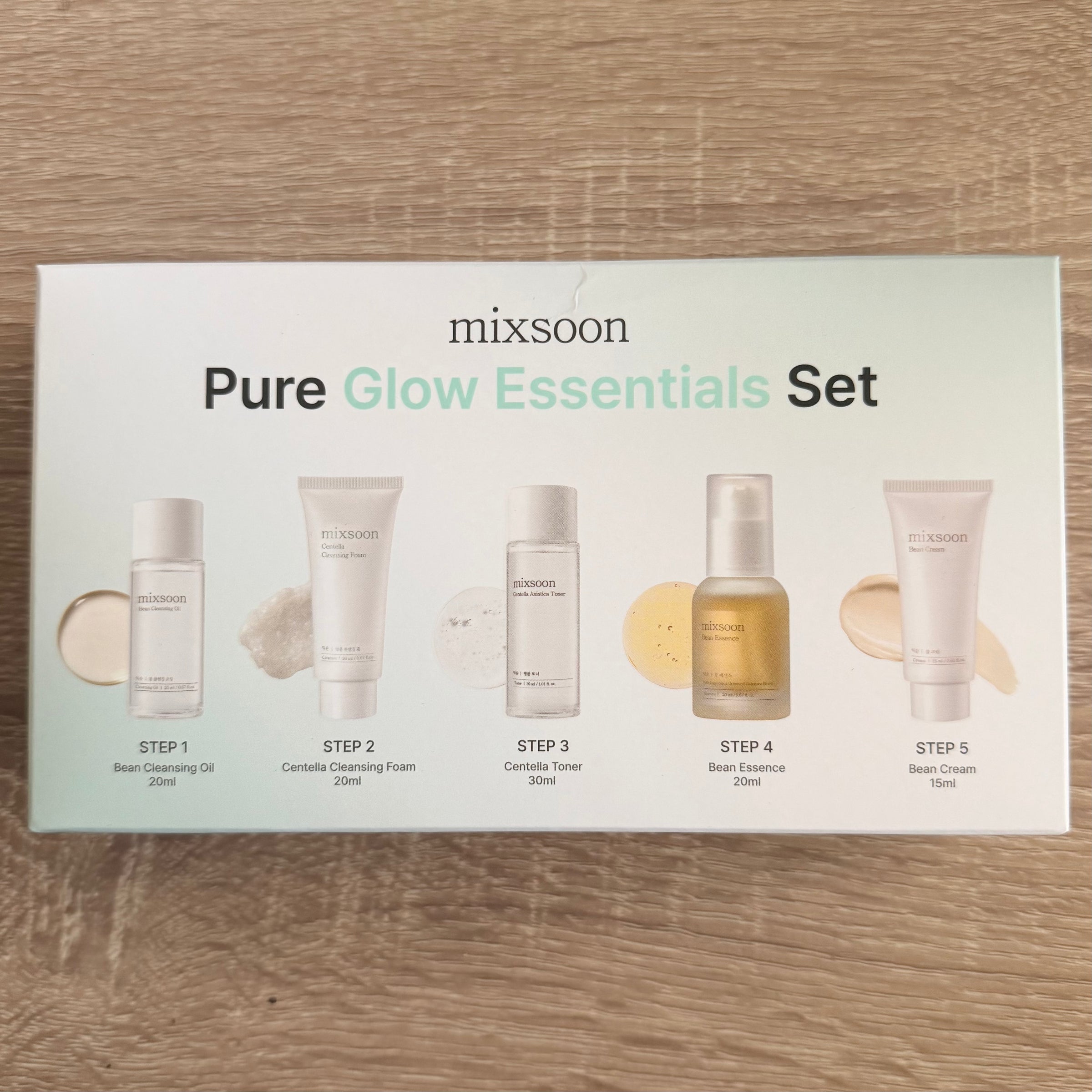 mixsoon Pure Glow Essentials Set – All-in-One Skincare Kit, 5-Step Routine, Glow Boosting, Gentle & Hydrating