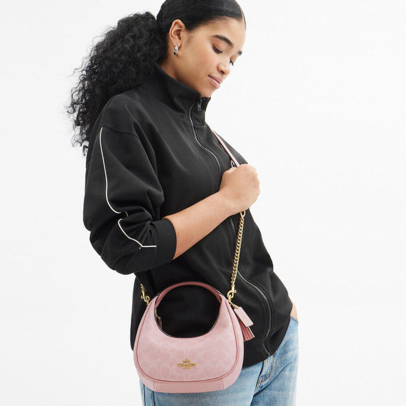 Authentic Coach - Carmen Mini Crossbody Bag In Signature Canvas