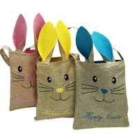 Cute Easter Bags Bunny Ears 3 Pack for kids egg hunt