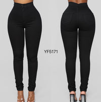 Black High Waist Jeans Pretige Denim by Vinizbena YF51-B25