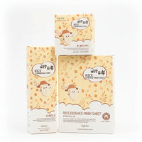 ESFOLIO - Rice Cleansing Foam, Cleansing Pads and 10 Sheets Mask Set