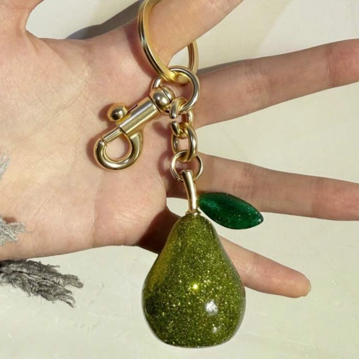 Cute Keychain for Women, Cherry, Apple, Strawberry and Pear