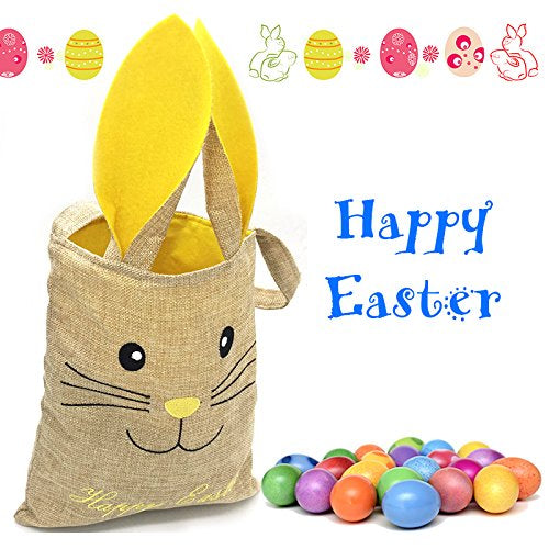 Cute Easter Bags Bunny Ears 3 Pack for kids egg hunt