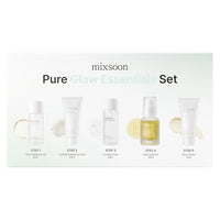 mixsoon Pure Glow Essentials Set – All-in-One Skincare Kit, 5-Step Routine, Glow Boosting, Gentle & Hydrating