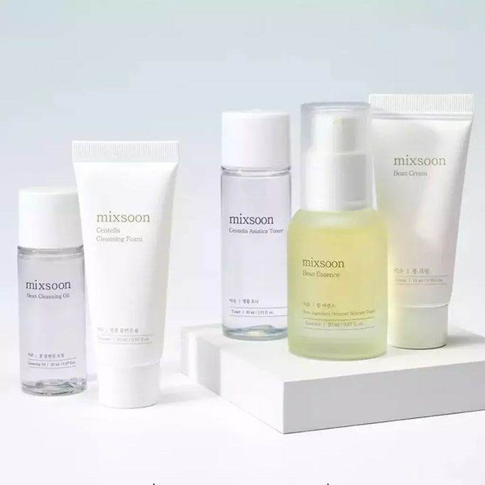 mixsoon Pure Glow Essentials Set – All-in-One Skincare Kit, 5-Step Routine, Glow Boosting, Gentle & Hydrating