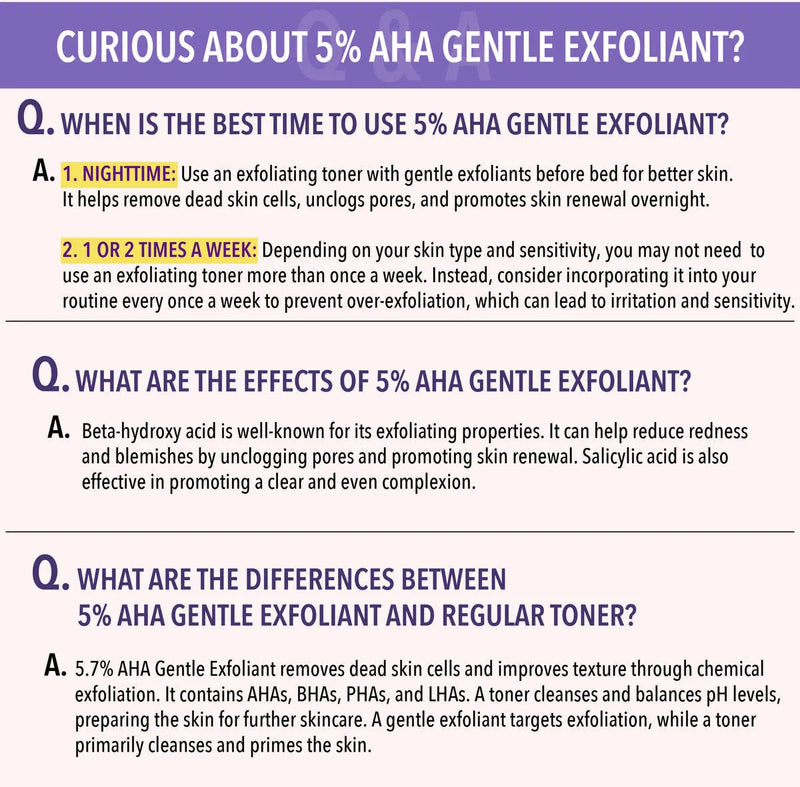 AHA Gentle Exfoliant