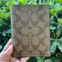 Coach Passport Case In Signature Canvas New