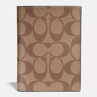 Coach Passport Case In Signature Canvas New