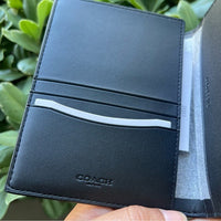 Coach Passport Case In Signature Canvas New