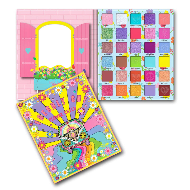 Flower Child 30 Pigment and Shadows Palette - Freshly Cut