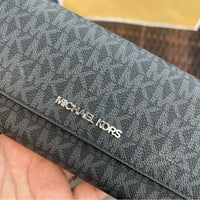 NWT Michael Kors Trifold Black Wallet