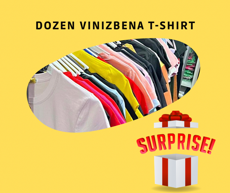 Vinizbena T-Shirt Dozen - RANDOM DESIGNS
