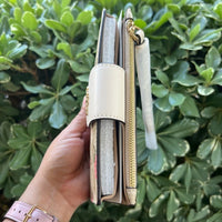 Phone Wallet In Signature Canvas With Floral Print