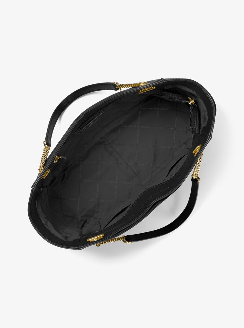 michael kors jet set large saffiano leather shoulder bag