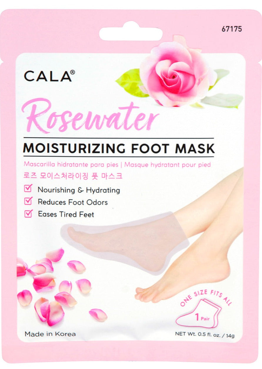MOISTURIZING FOOT MASK SOCKS: ROSE (3 PAIRS)