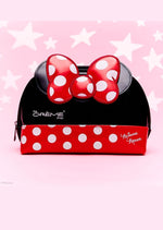 Minnie Mouse Dome Travel Pouch (Red) - The Creme Shop