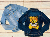 Sequin Toy Bear Jacket - Vinizbena