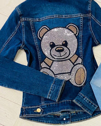 Rhinestone Bear Jacket - Vinizbena