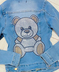 Rhinestone Bear Jacket - Vinizbena